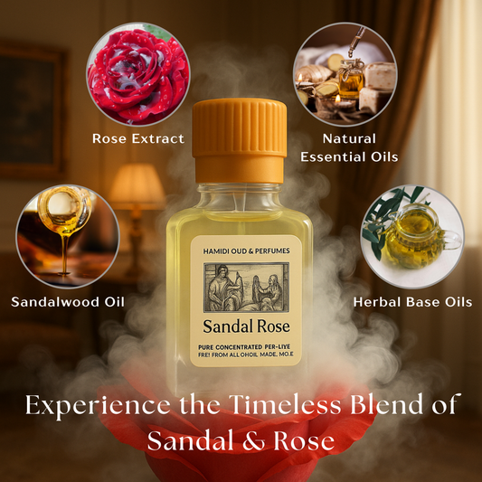 SANDAL ROSE ATTAR 12ML
